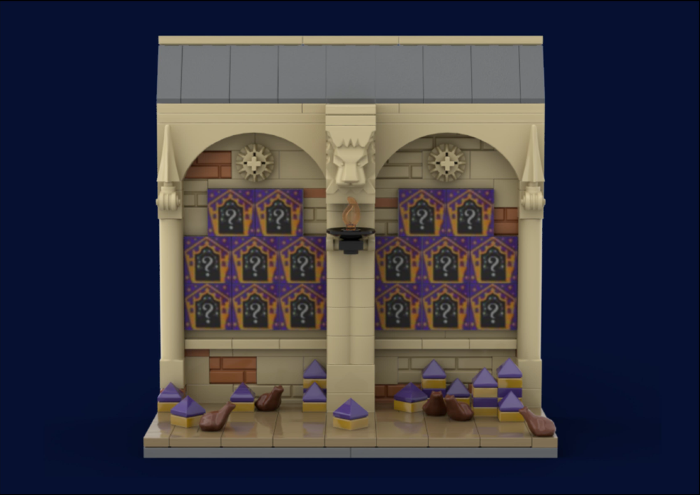 Lego Chocolate Frog Cards Display