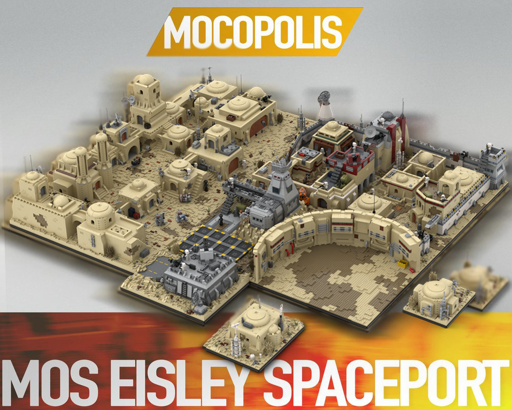 Lego TATOOINE MOS EISLEY SPACEPORT