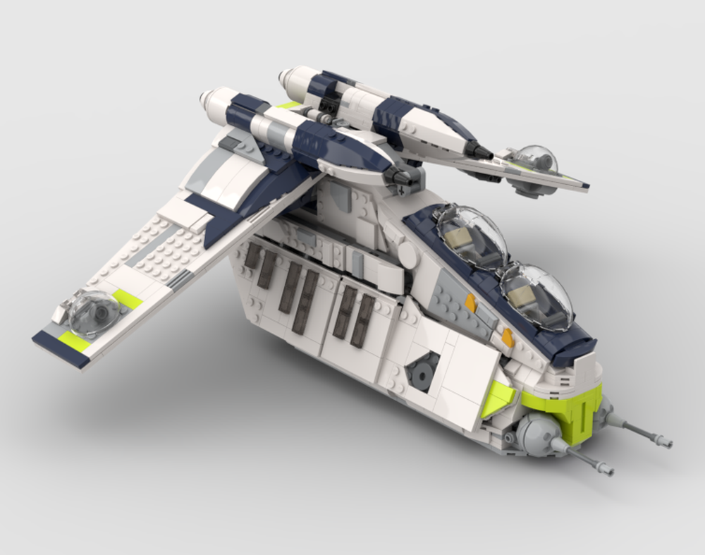 Lego LAAT Republic Gunship 75354 (104th Wolfpack Plo's Bro's version)