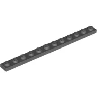 Plate 1 x 12 / Dark Bluish Gray