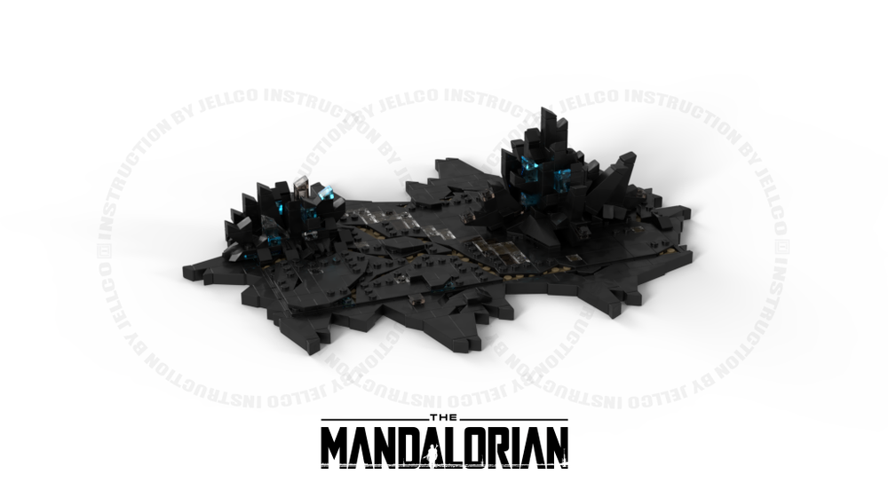 Lego Micro Dioram : The planet Mandalore after purge