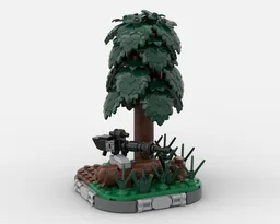 Mini diorama of Endor