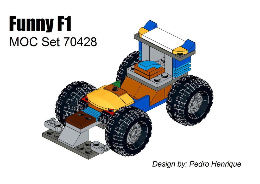 Lego Funny F1 - MOC 70428