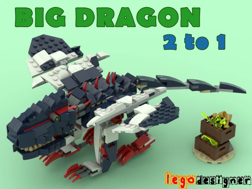 Lego 31088 2 to 1 Big Dragon