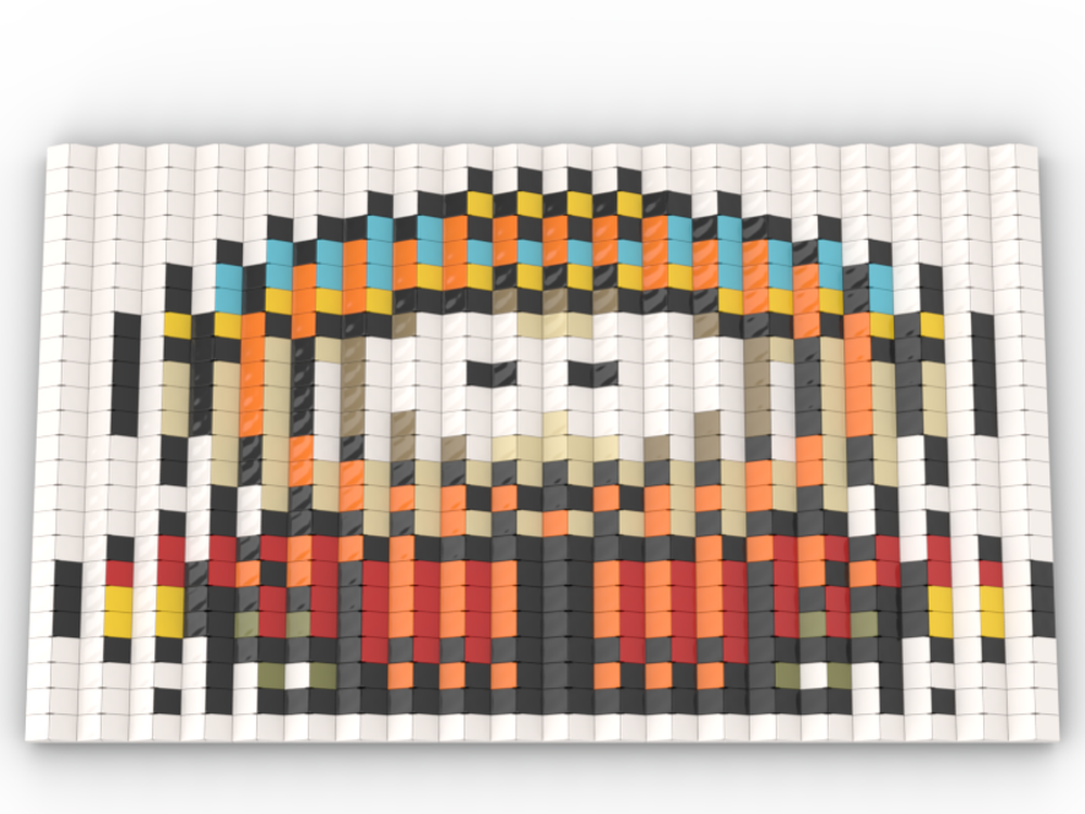Lego South Park Cartmen and Kenny two-sided picture (Lenticular)