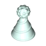 Headwear Accessory Hat with Small Pin, Clown / Party with Pin / Light Aqua