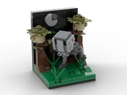 AT-ST and Endor Scene