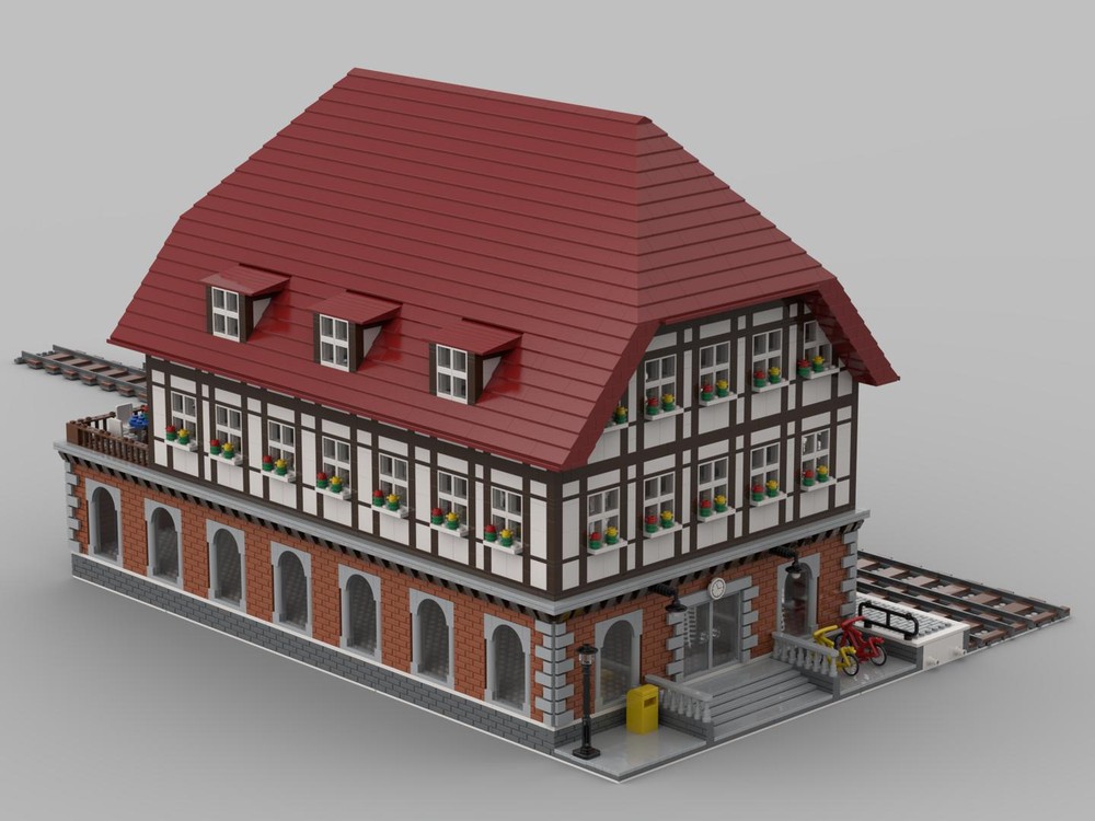 Lego Big Train Station