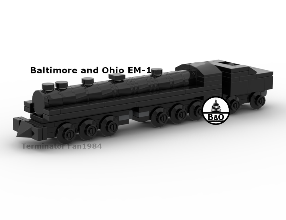 Lego Mini Baltimore and Ohio EM-1