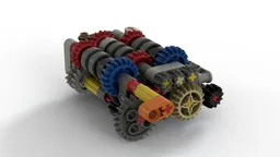 Compact 8 speed gearbox