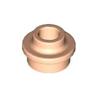 Plate Round 1 x 1 with Open Stud / Light Nougat