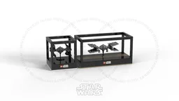 Micro T.I.E fighters Desktop Cube Series I
