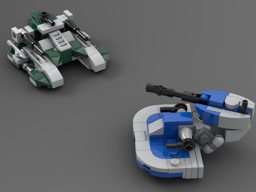 Lego Kashyyyk Battle Pack - AAT vs TX-130 Saber Tank - Mini - 1:144 Scale