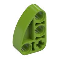 Lego Technic Beam 2 x 3 L-Shape with Quarter Ellipse Thick / Lime