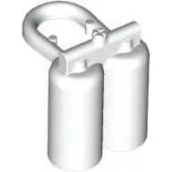 Minifig Neckwear Airtanks / White