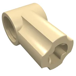 Technic Axle and Pin Connector Angled #1 / Tan