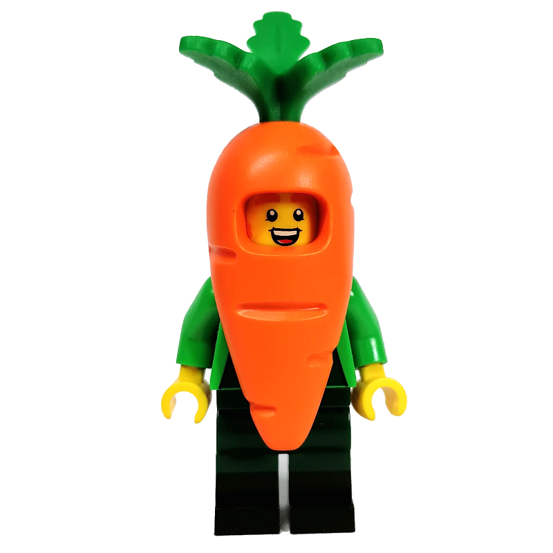 Lego Carrot Mascot - Minifigure