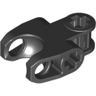 Lego Technic Axle Connector 2 x 3 with Ball Socket, Closed Sides, Squared Ends / Black