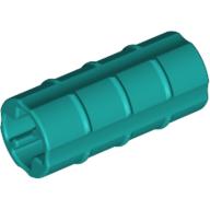 Lego Technic Axle Connector Ridged [with x Hole x Orientation] / Dark Turquoise