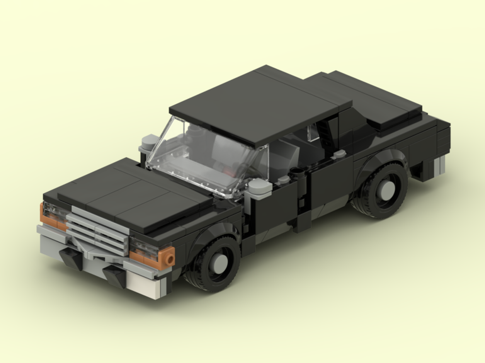 Lego 1986 Ford Crown Victoria LTD - 8 Stud Wide