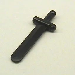 Weapon Sword / Shortsword [Shiny Solid Smooth ABS] / Black