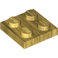 Plate 2 x 2 / Pearl Gold