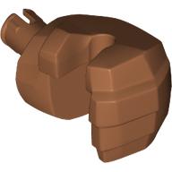 Lego Hand Hulk - Left / Sienna Brown
