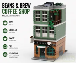 Beans & Brew - Coffee Shop & Apartment Modular
