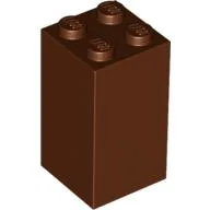 Brick 2 x 2 x 3 / Reddish Brown