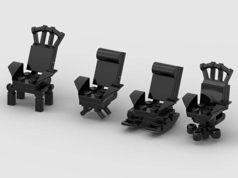 Lego 4 Mudguard Chairs