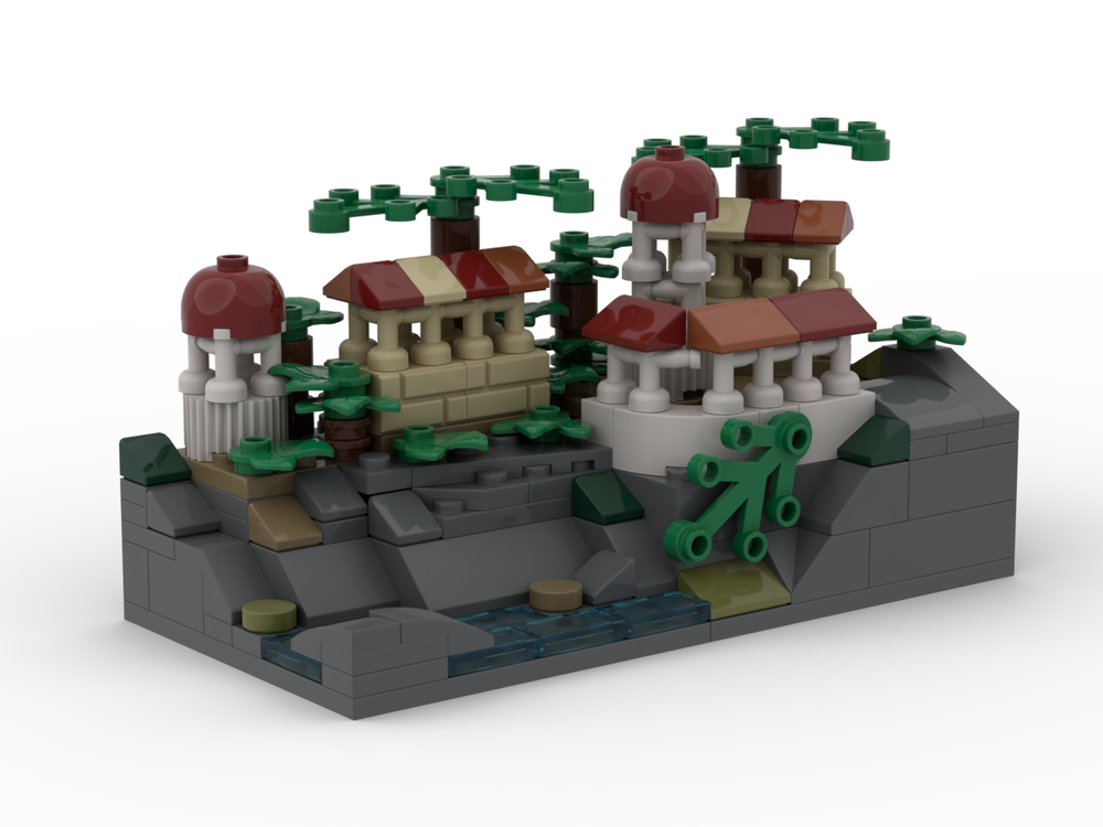 Lego Rivendell micro build
