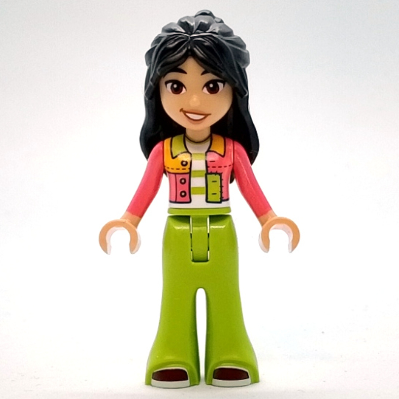 Lego Liann - Lime and Coral Shirt, Lime Pants