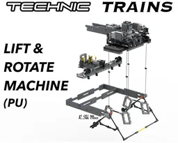 Technic Trains: Lift & Rotate Machine for Hot Metal Ladle (Powered Up)