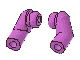 Arm, (Matching Left and Right) Pair / Light Purple