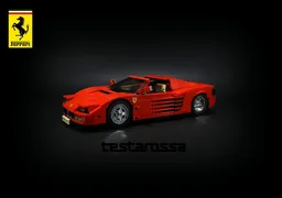 Ferrari Testarossa, coupe, roadster, 2 in 1 instructions