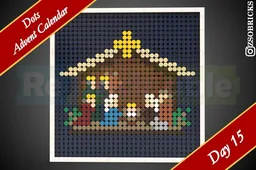 Day 15 - Nativity - Dots Advent Calendar