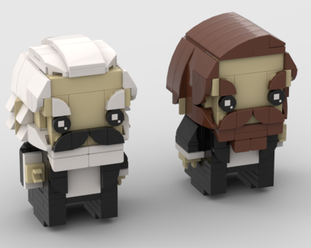 Lego Karl Marx & Friedrich Engels Brickheadz