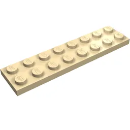 Plate 2 x 8 / Tan
