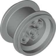 Lego Wheel 49.6 x 28 VR (36.8 x 26) with Axle Hole / Light Gray