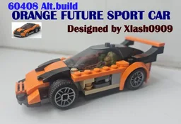 60408 Orange Future Sport Car