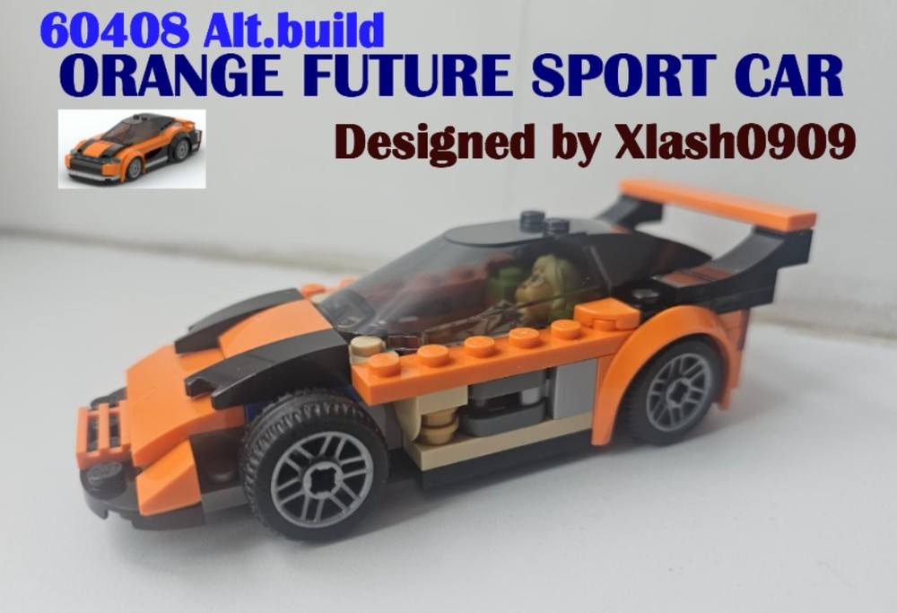Lego 60408 Orange Future Sport Car