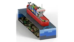 Two Worlds - Container Barge Microscale