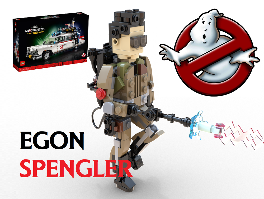 Lego Ghost buster - Egon Spengler for ECTO-1 10274 Harold Ramis