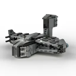Cad Bane's Starship: The Justifier - Small Scale based on 75323