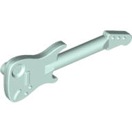 Lego Musical Instrument Guitar Electric [Plain] / Light Aqua