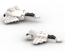 Miniature F14 & Mig21 MOC