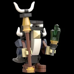 Medieval dwarf shaman