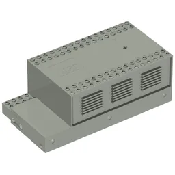 Electric Adapter / Transformer, Train 12V, 220V Type 1 / Light Gray