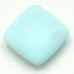 Clikits Icon, Square 2 x 2 Small with Pin [Frosted] / Aqua