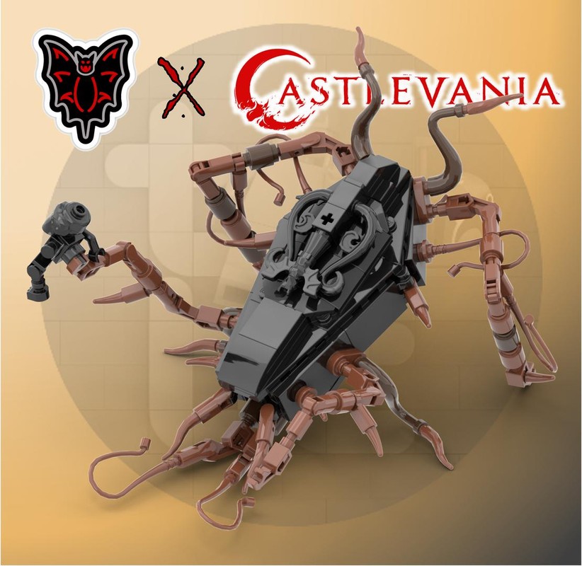 Lego Coffin Spider - Fright Knights X Castlevania